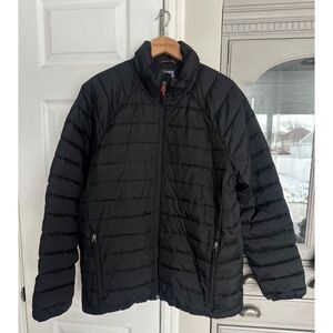 Duluth Trading Co Men's AKHG Puffin Mock Jacket Size LG Black